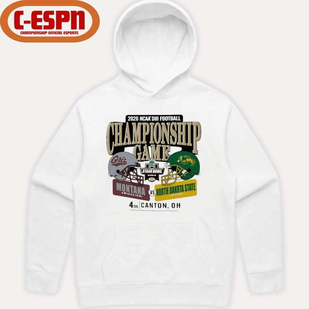 Official 2026 Division III Football Championship Game 2 Teams Matchup Shirt