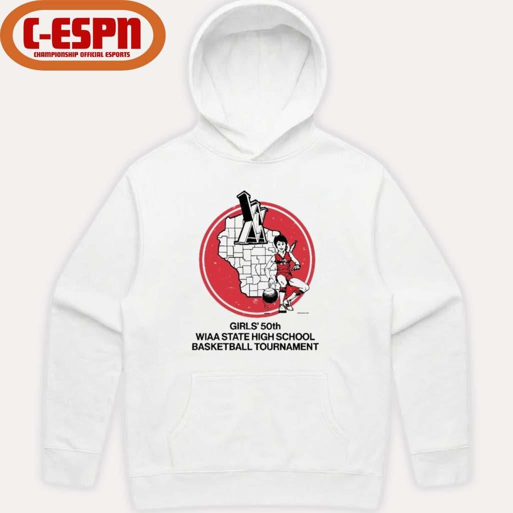 Official 2026 Girls’ 50th WIAA State High School Basketball Tournament Shirt