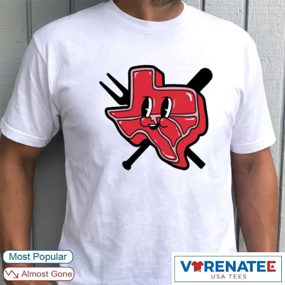 Official 2026 Giveaway Round Rock Express Texas T-Bone T-Shirt