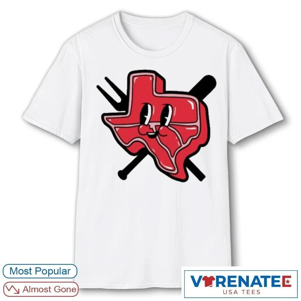 Official 2026 Giveaway Round Rock Express Texas T-Bone T-Shirt
