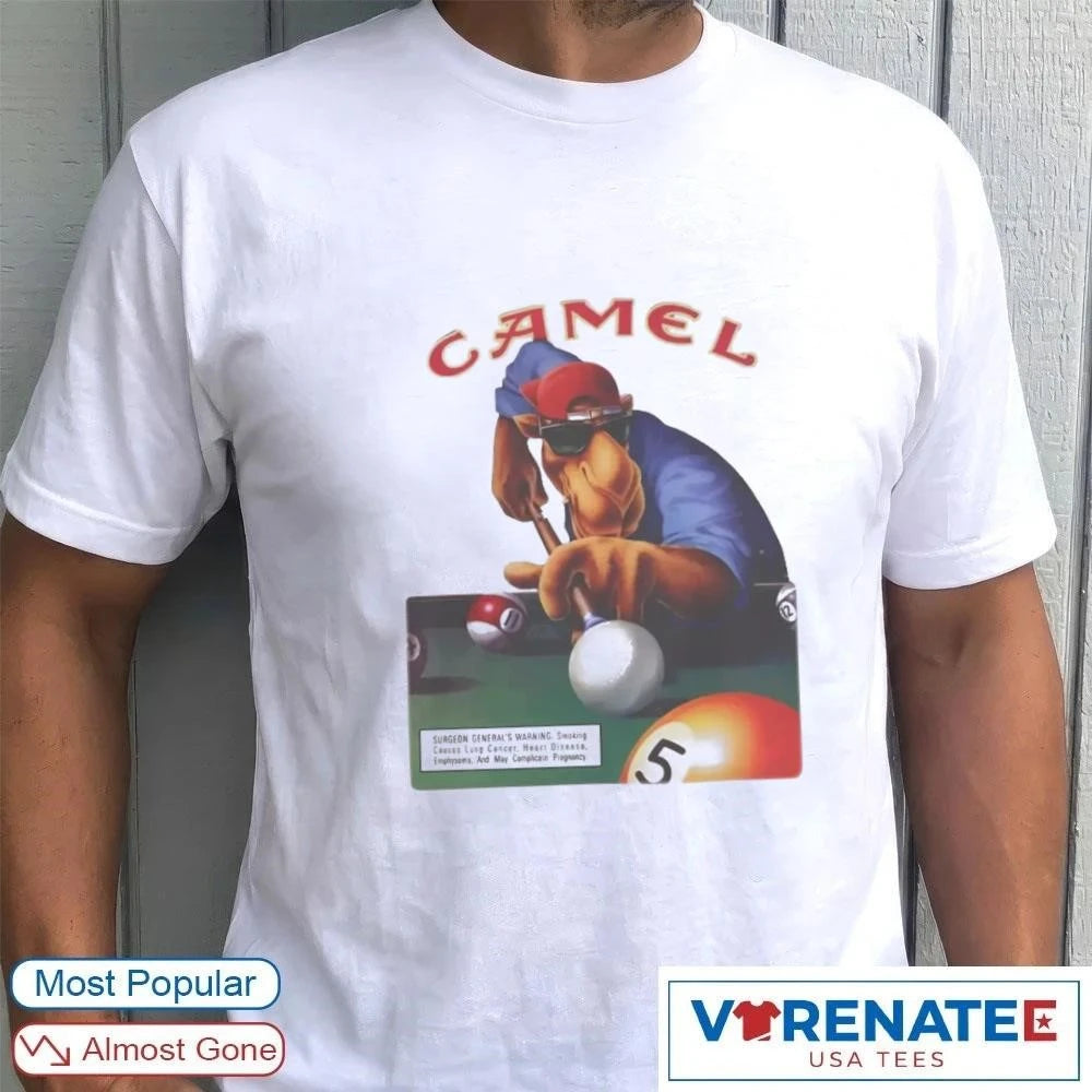 Official 2026 Joe Camel 75th Birthday Billiard t-shirt
