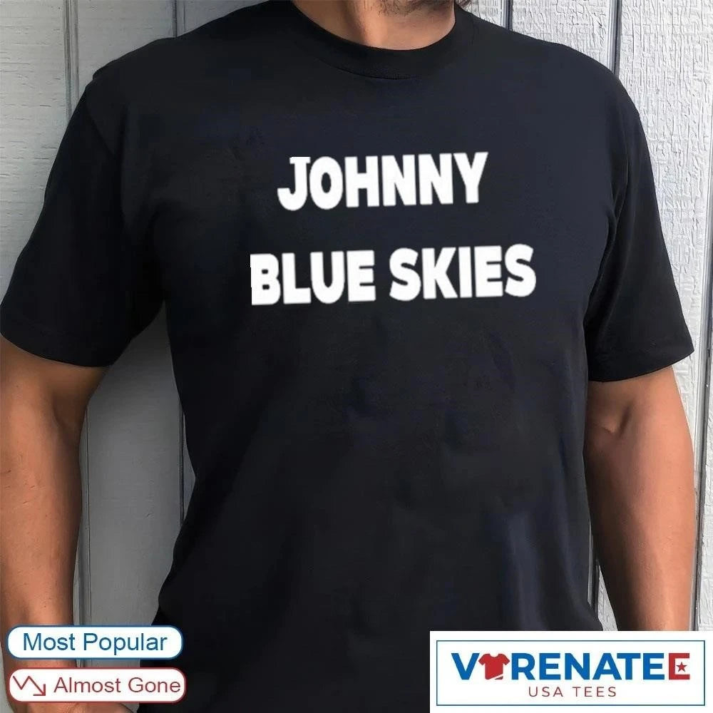 Official 2026 Johnny Blue Skies Logo T-shirt