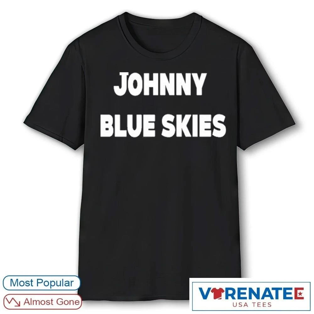 Official 2026 Johnny Blue Skies Logo T-shirt