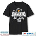 Official 2026 Lehigh Mountain Hawks Patriot League Men’s Basketball Tournament Champions T-Shirt
