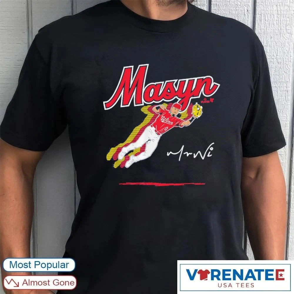 Official 2026 Masyn Winn Superstar Pose St. Louis Cardinals Baseball Signature t-shirt
