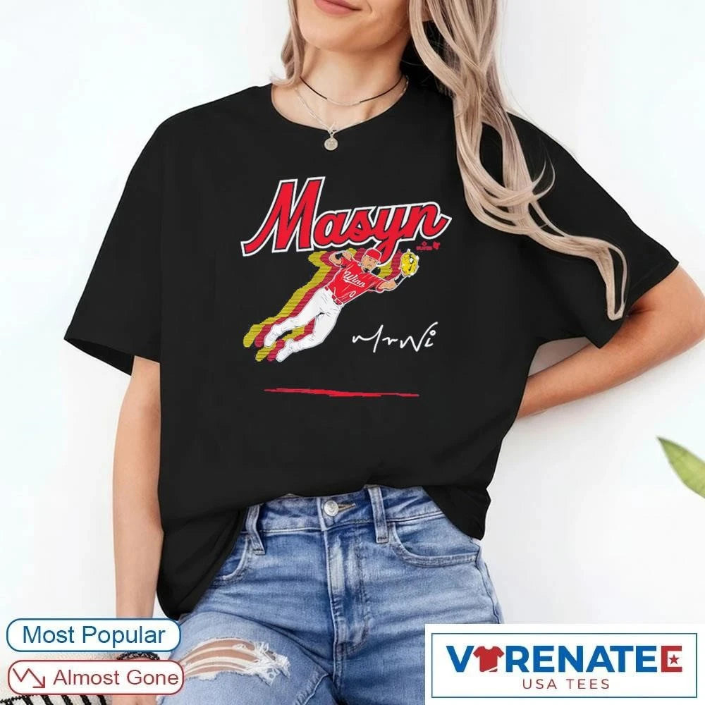 Official 2026 Masyn Winn Superstar Pose St. Louis Cardinals Baseball Signature t-shirt