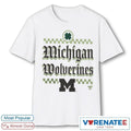 Official 2026 Michigan Wolverines St. Patrick’s Day Lucky Logo T-Shirt