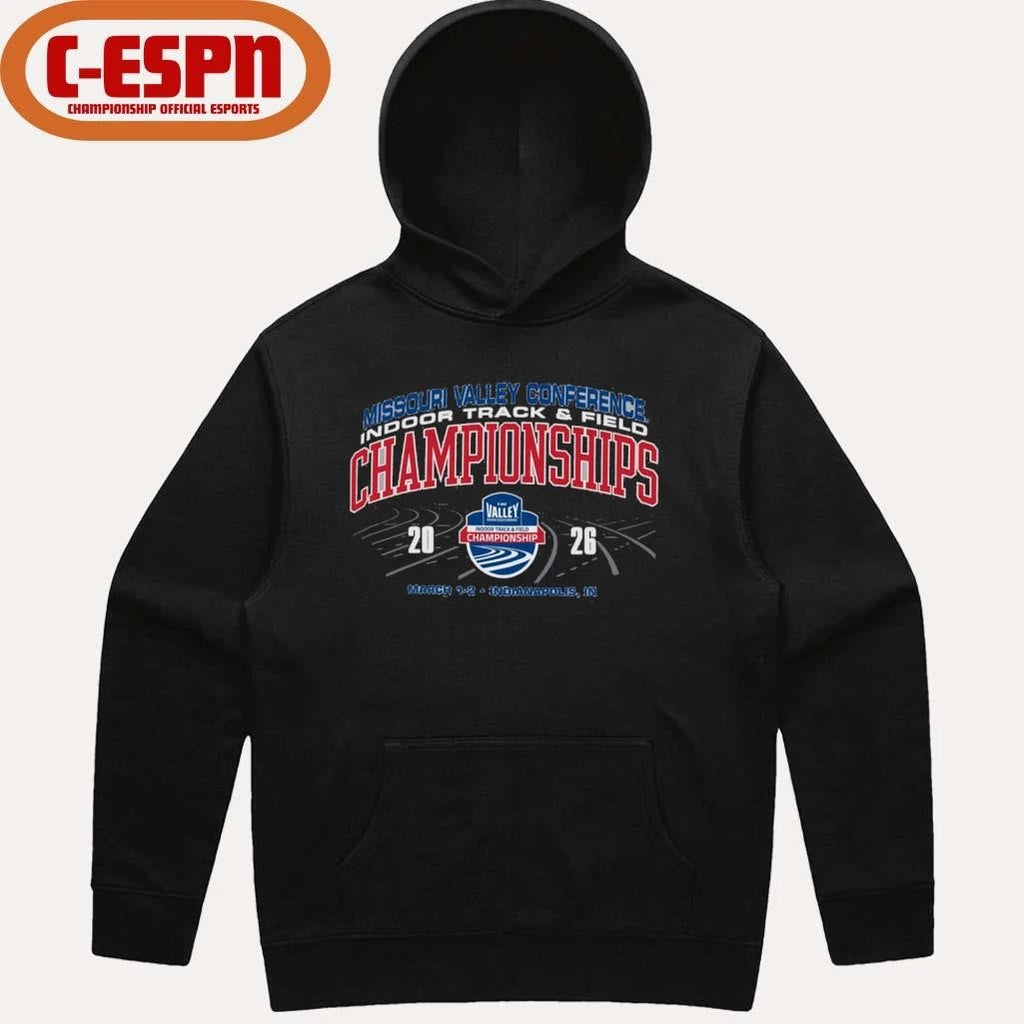 Official 2026 Missouri Valley Conference Indoor Track &amp; Field Championships Shirt