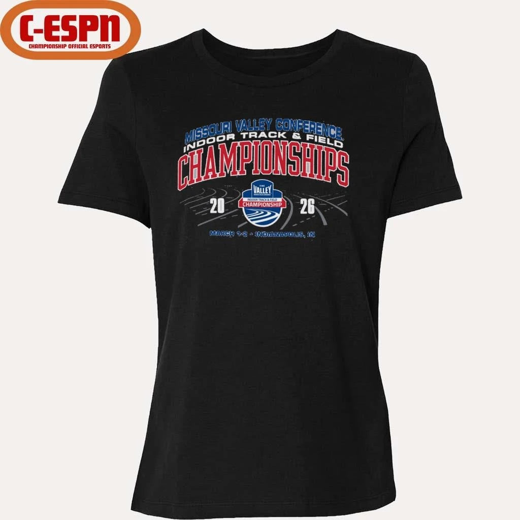Official 2026 Missouri Valley Conference Indoor Track &amp; Field Championships Shirt