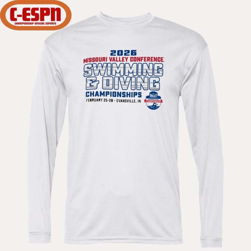 Official 2026 Missouri Valley Conference Swimming &amp; Diving Championships Shirt