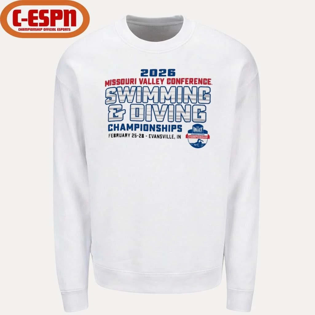 Official 2026 Missouri Valley Conference Swimming &amp; Diving Championships Shirt