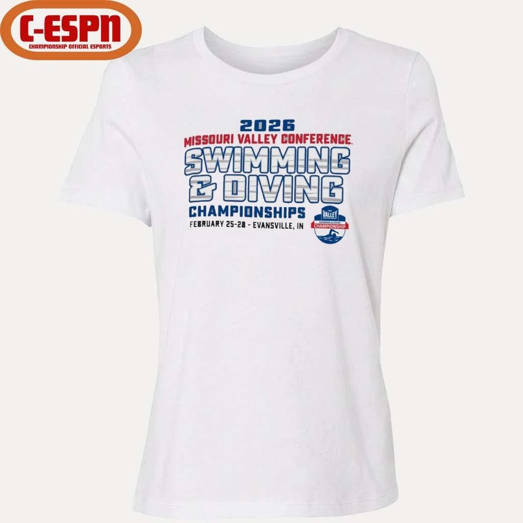 Official 2026 Missouri Valley Conference Swimming &amp; Diving Championships Shirt