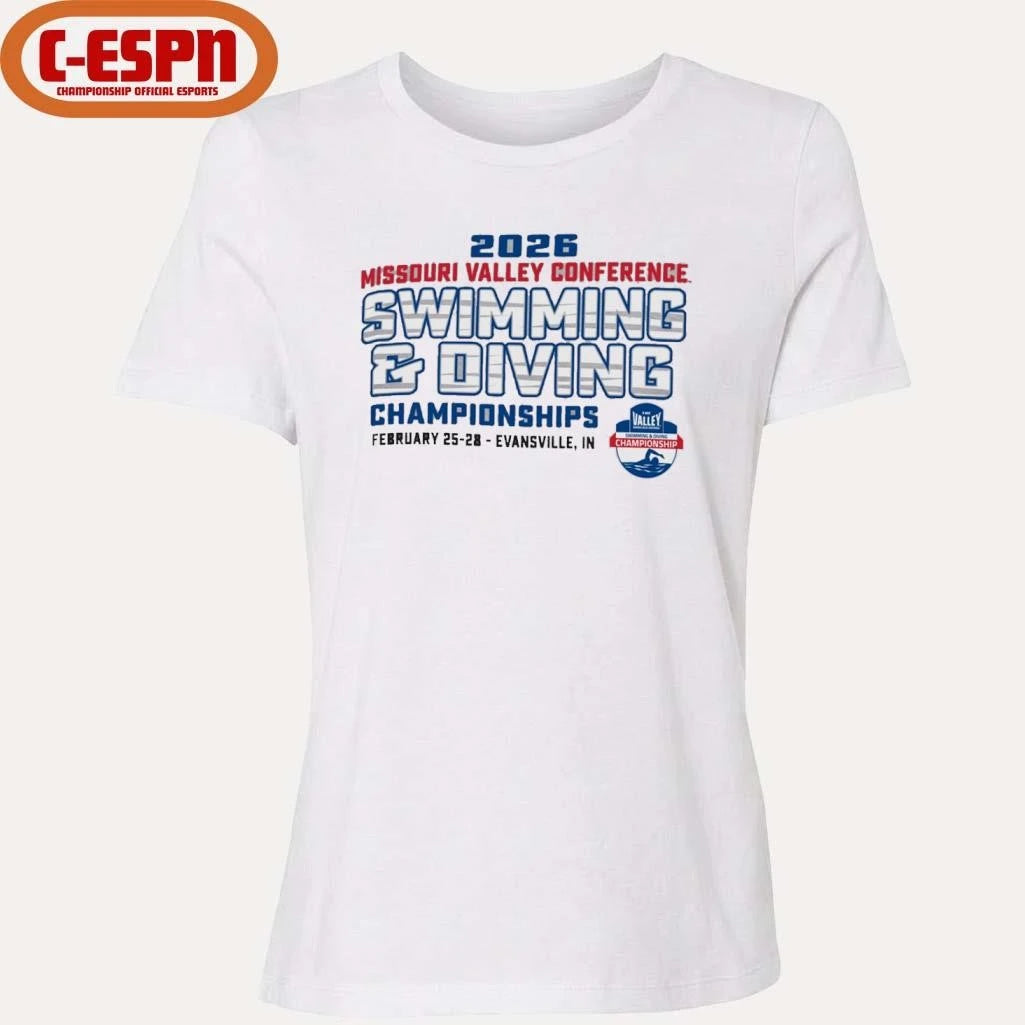 Official 2026 Missouri Valley Conference Swimming &amp; Diving Championships Shirt