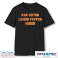 Official 2026 NBA Hates Lemon Pepper Wings T-Shirt