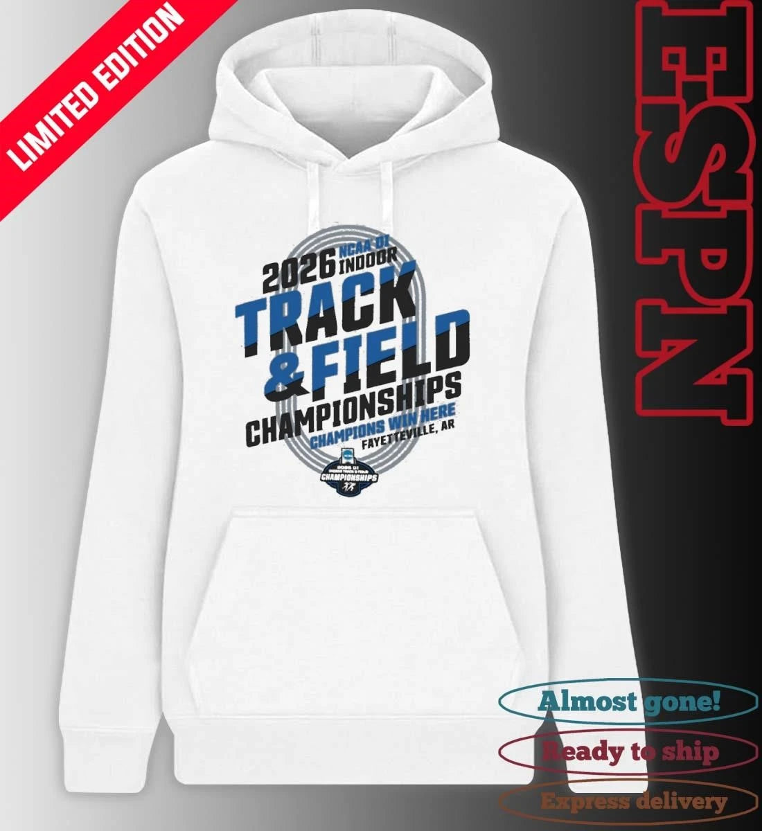 Official 2026 NCAA DI Indoor Track &amp; Field Championships T-Shirt