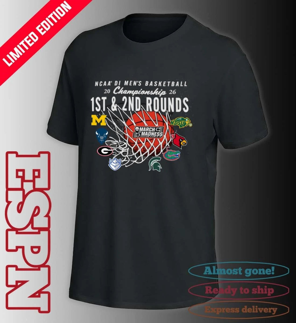 Official 2026 NCAA DI Men’s Basketball 1st, 2nd Rounds – Buffalo Shirt