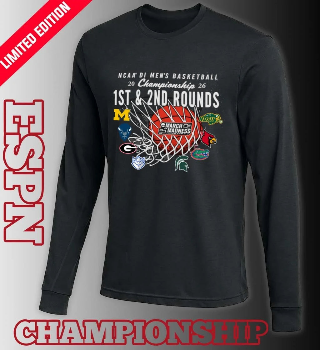 Official 2026 NCAA DI Men’s Basketball 1st, 2nd Rounds – Buffalo Shirt