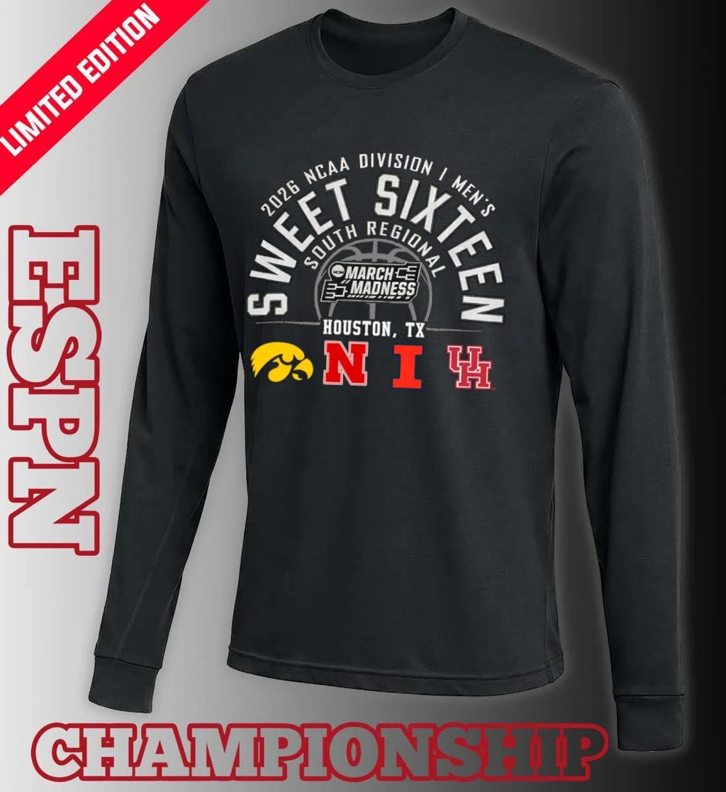 Official 2026 NCAA DI Men’s Basketball Sweet 16 South Regional – Houston, TX T-Shirt