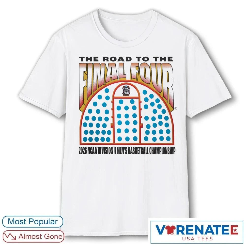 Official 2026 NCAA DI Men’s Basketball Tournament March Madness The Road To The Final Four Buzzer Beater T-Shirt