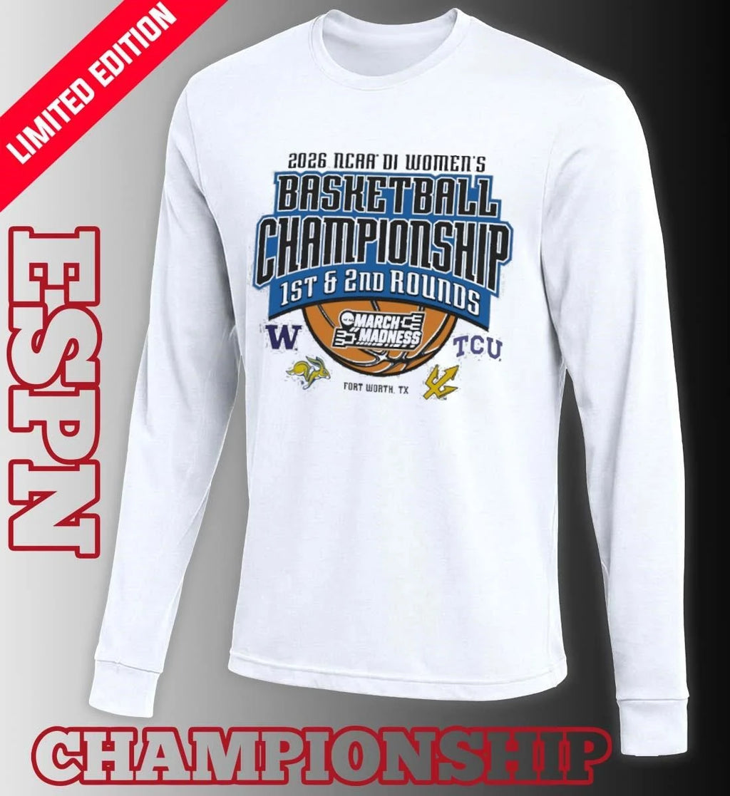 Official 2026 NCAA DI Women’s Basketball 1st, 2nd Rounds – Fort Worth, TX Shirt