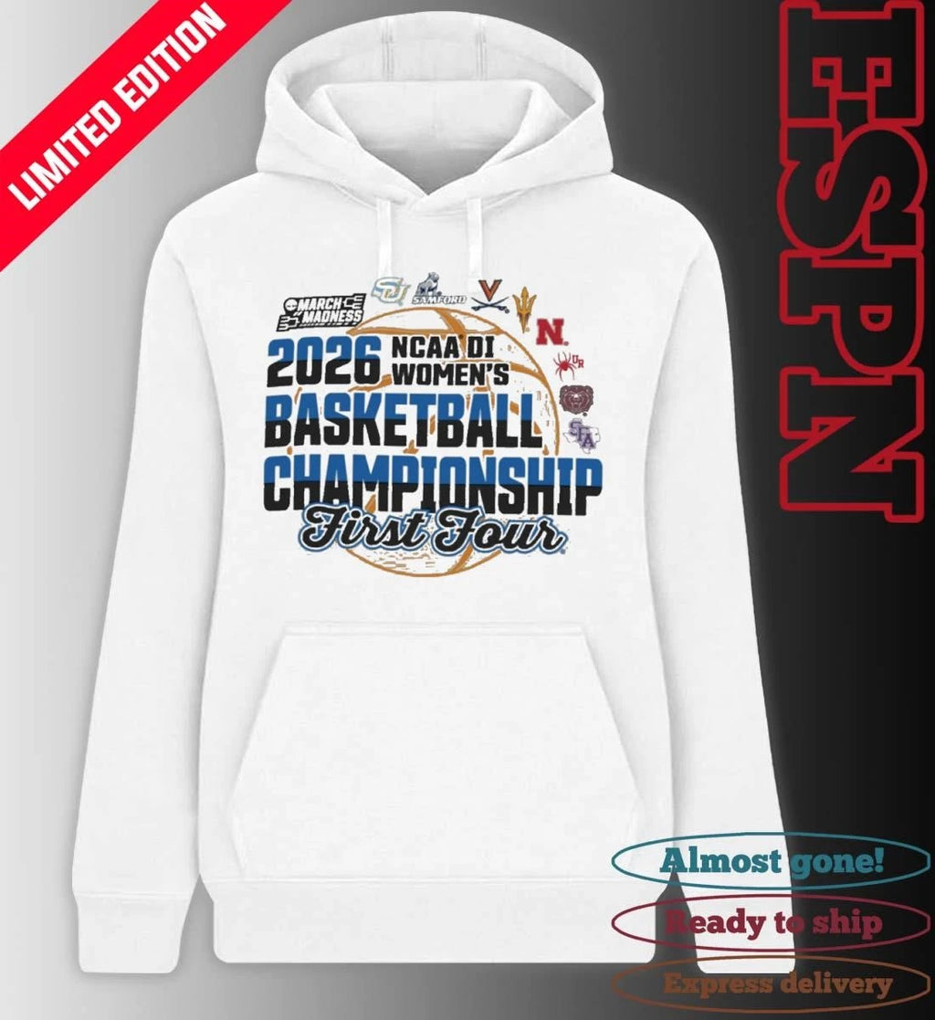 Official 2026 NCAA DI Women’s Basketball Championship – First Four T-shirt
