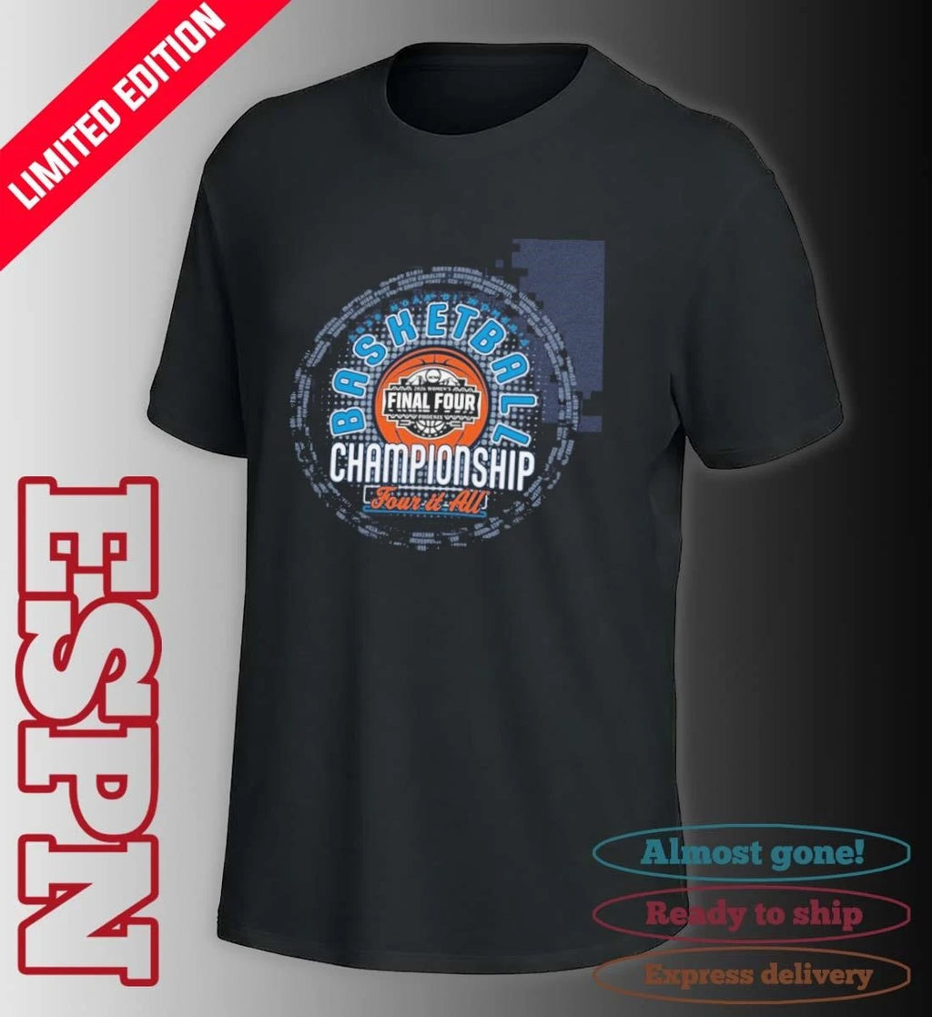 Official 2026 NCAA DI Women’s Basketball First Four Teams shirt