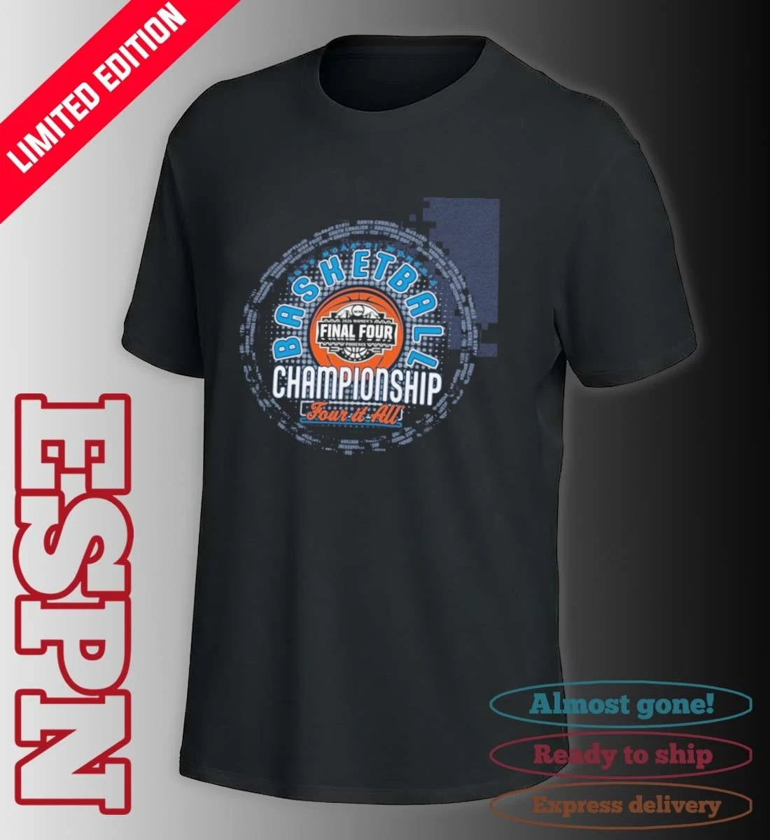 Official 2026 NCAA DI Women’s Basketball First Four Teams shirt