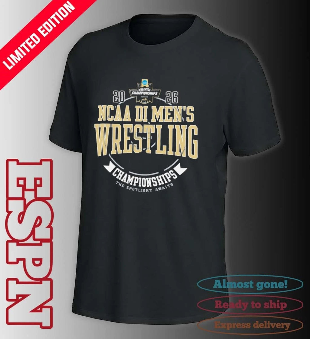 Official 2026 NCAA DI Wrestling Championships Cleveland – The Spotlight Awaits Shirt