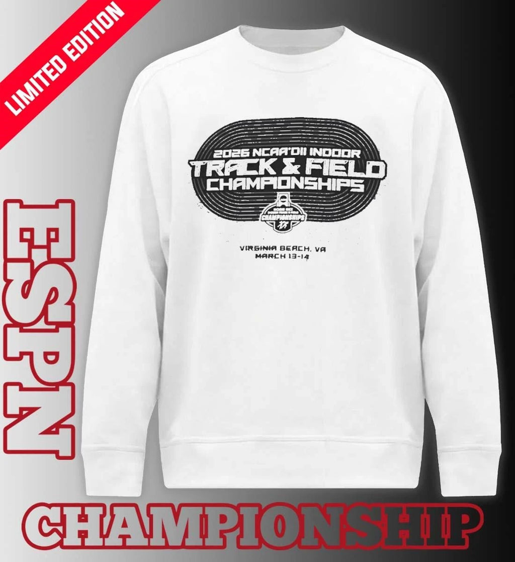 Official 2026 NCAA DII Indoor Track &amp; Field Championship – Virginia Beach, VA Shirt