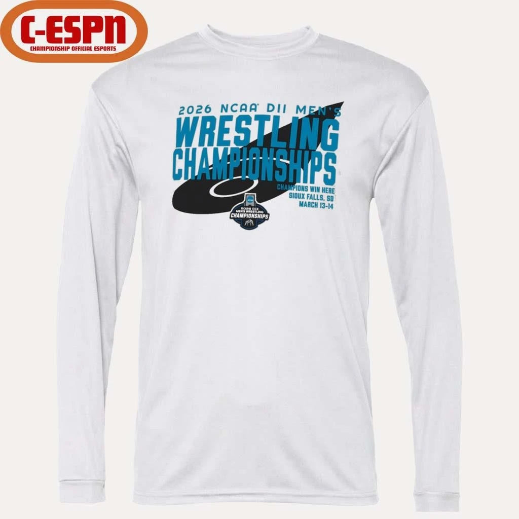 Official 2026 NCAA DII Men’s Wrestling Championships March 13-14 Shirt