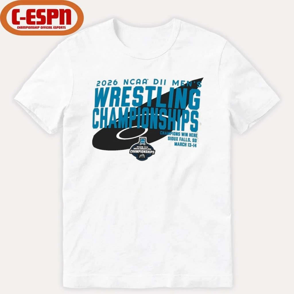 Official 2026 NCAA DII Men’s Wrestling Championships March 13-14 Shirt