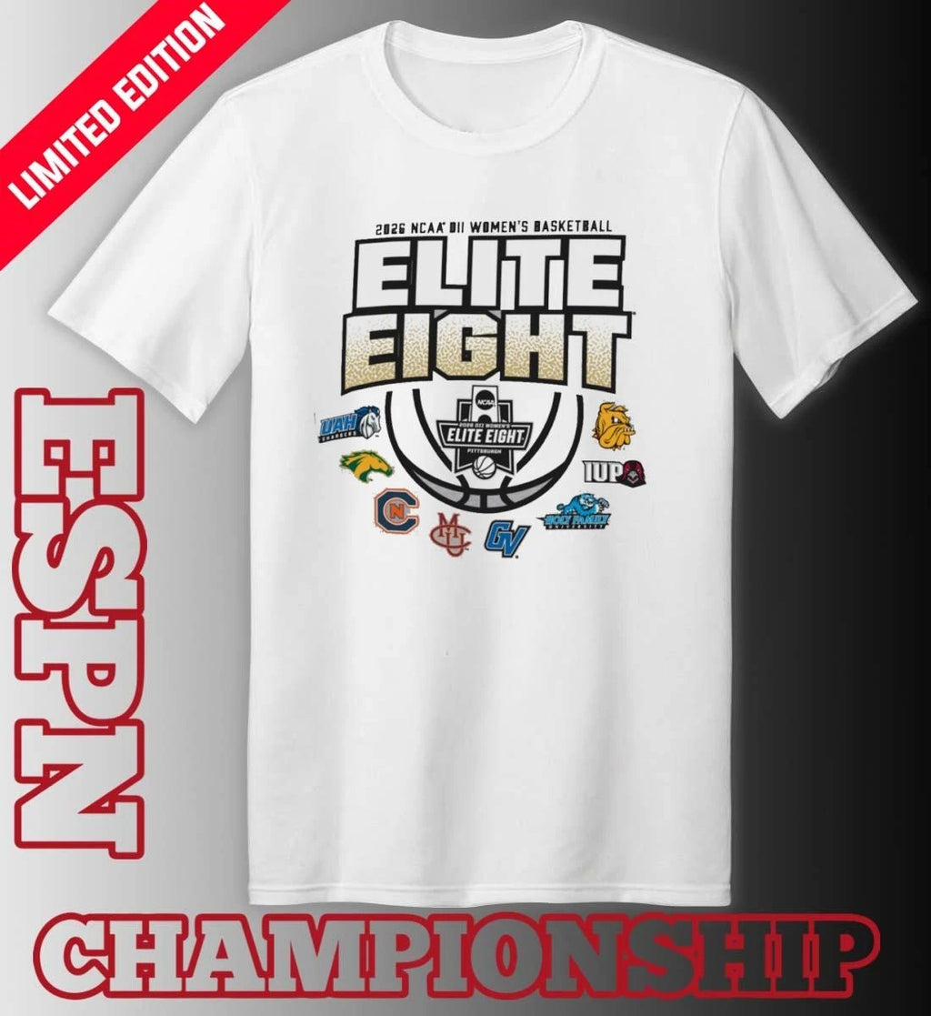Official 2026 NCAA DII Women’s Basketball Championship Elite 8 T-Shirt