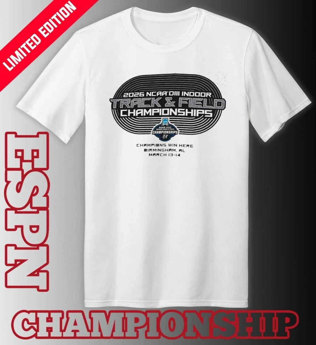Official 2026 NCAA DIII Indoor Track &amp; Field Championships T-Shirt