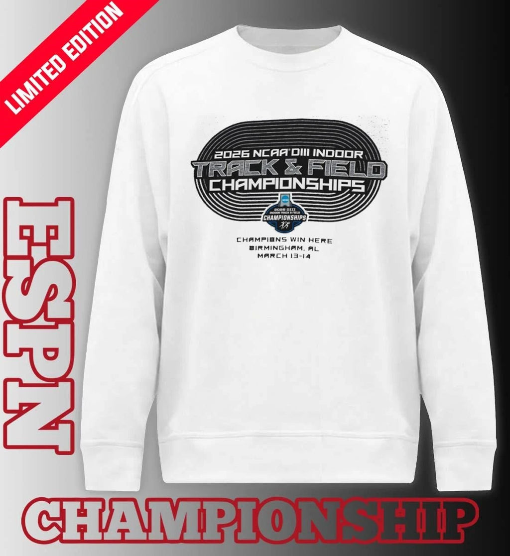 Official 2026 NCAA DIII Indoor Track &amp; Field Championships T-Shirt
