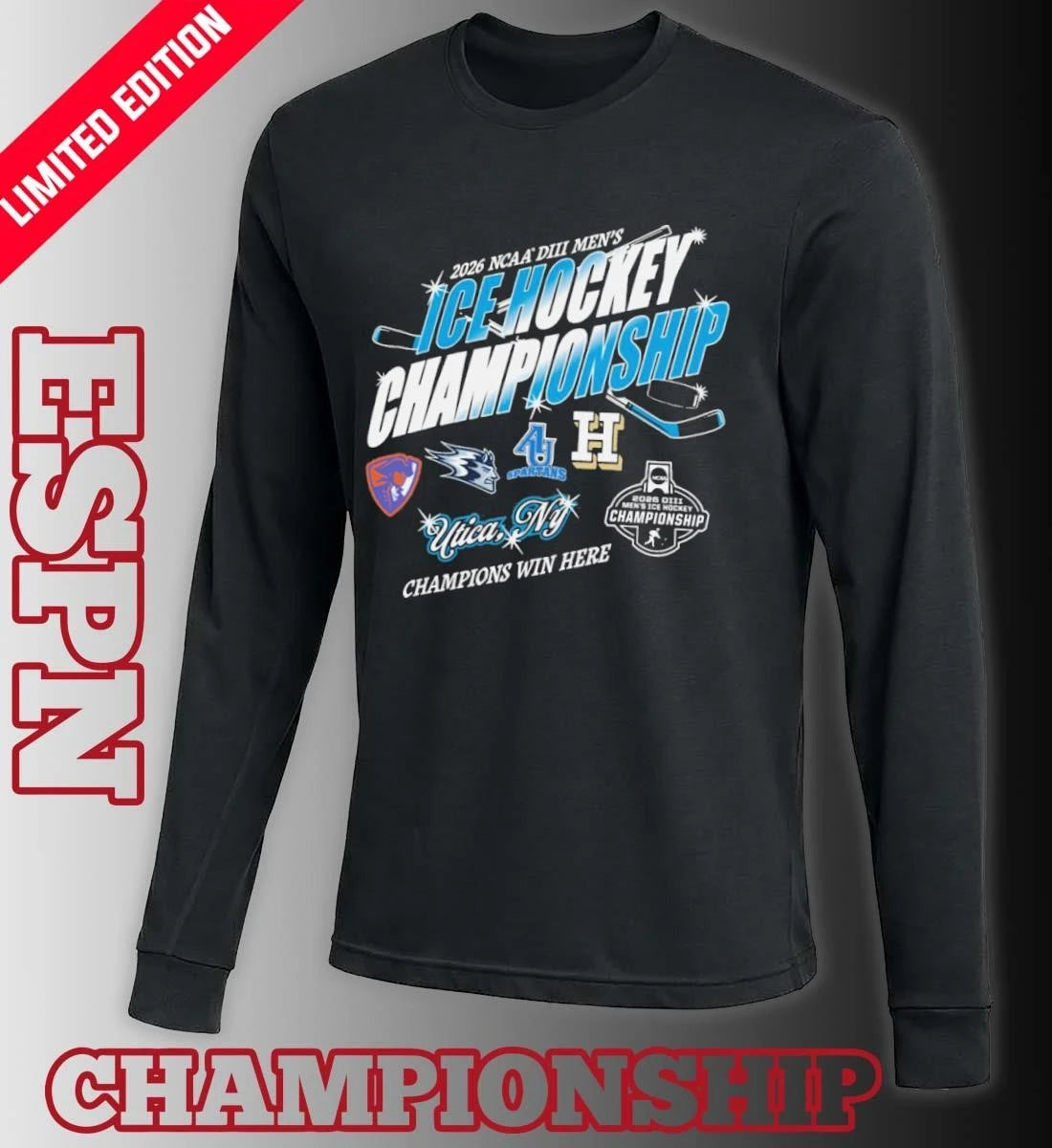 Official 2026 NCAA DIII Men’s Ice Hockey Championship – Semifinals Shirt