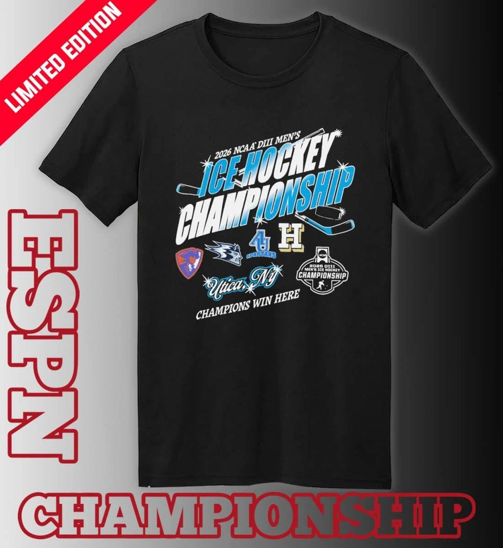 Official 2026 NCAA DIII Men’s Ice Hockey Championship – Semifinals Shirt