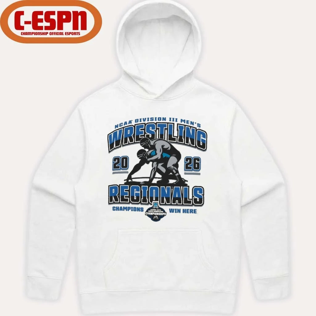 Official 2026 NCAA DIII Men’s Wrestling Regionals Champions Win Here T-Shirt