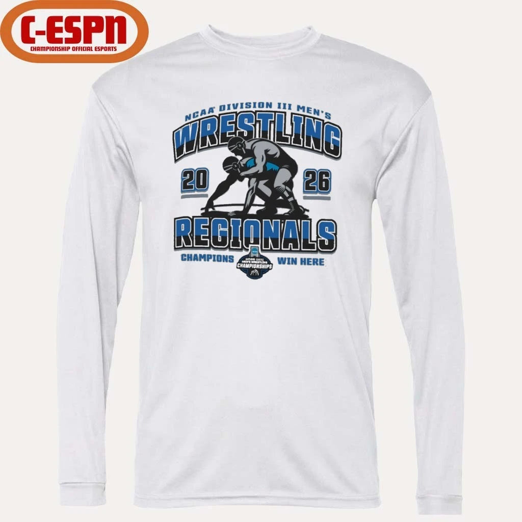 Official 2026 NCAA DIII Men’s Wrestling Regionals Champions Win Here T-Shirt