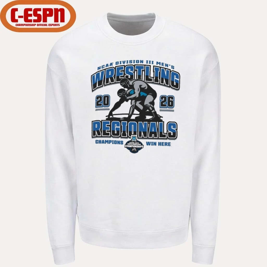 Official 2026 NCAA DIII Men’s Wrestling Regionals Champions Win Here T-Shirt