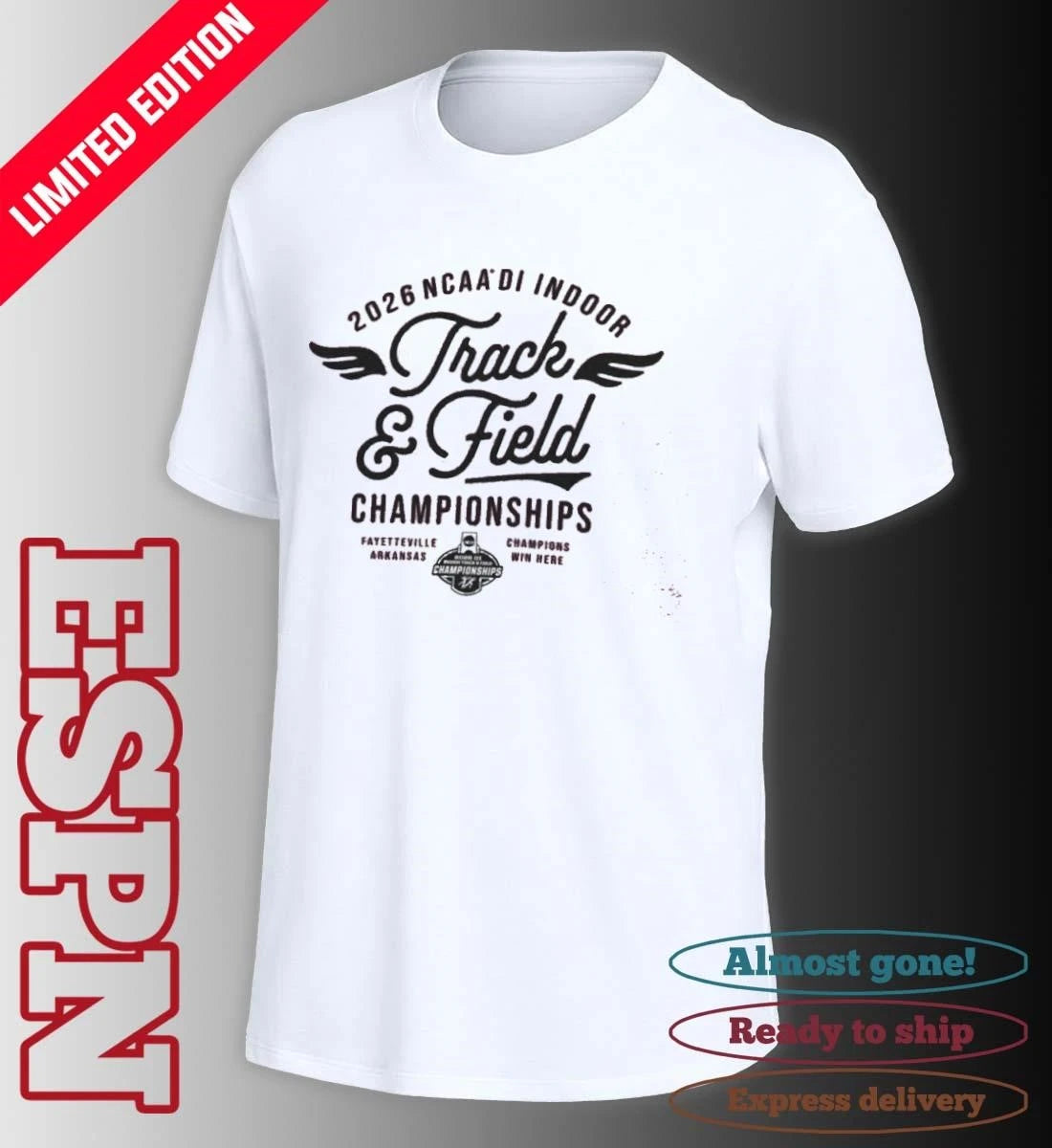 Official 2026 NCAA Division I Indoor Track &amp; Field Final Shirt