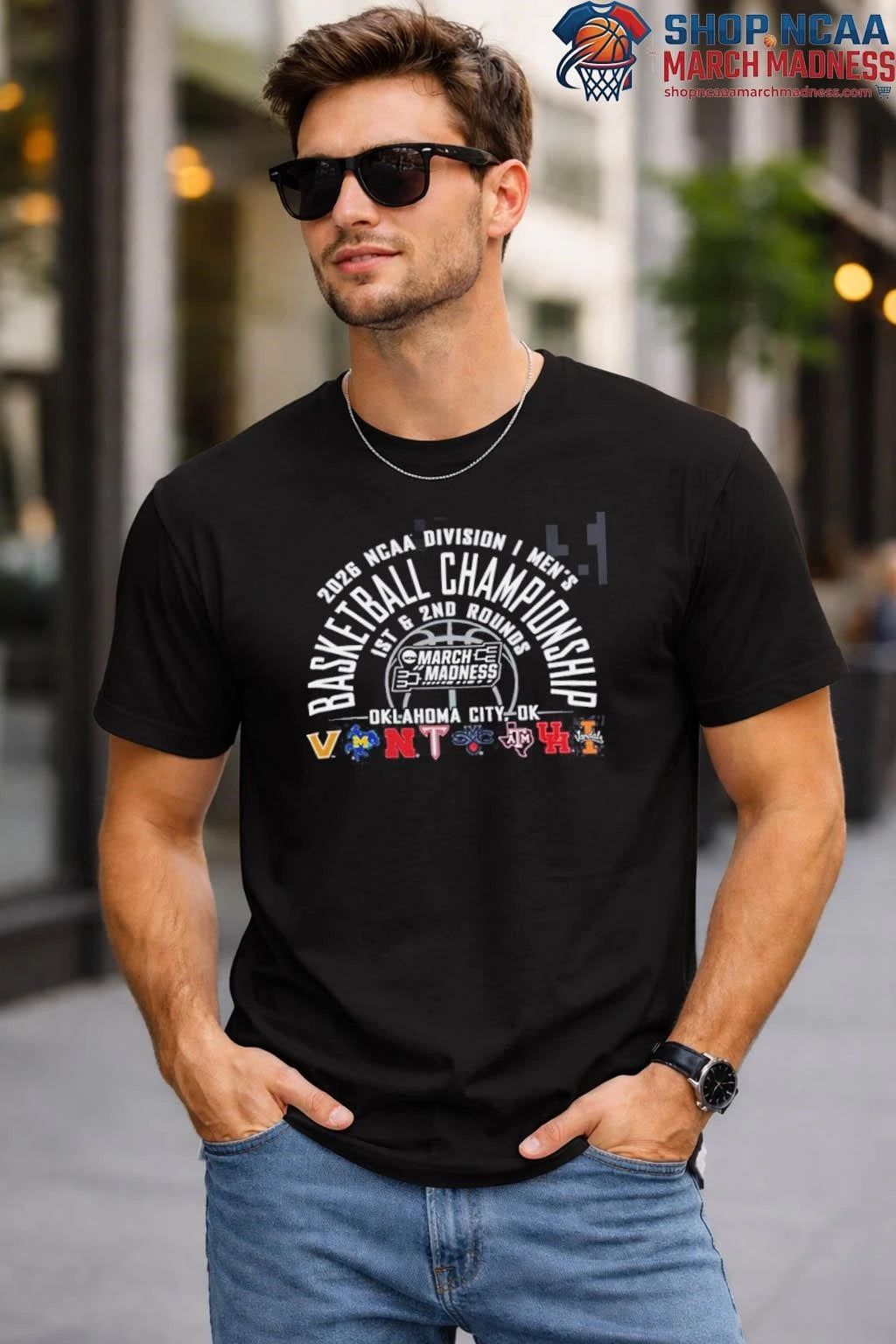 Official 2026 NCAA Division I Men’s Basketball Championship March Madness Oklahoma City Oklahoma T-Shirt