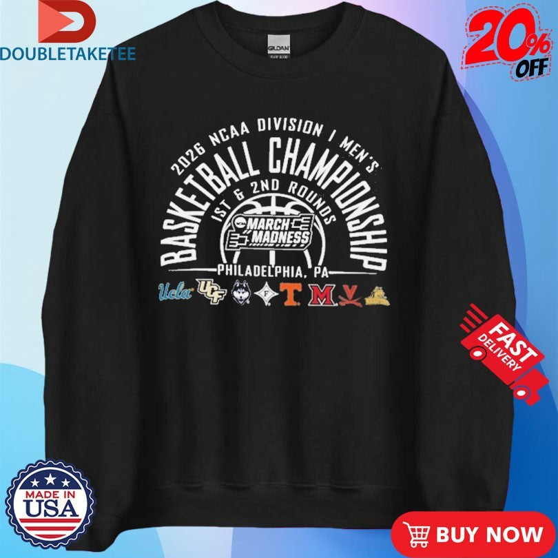 Official 2026 NCAA Division I Men’s March Madness Philadelphia PA Team Shirts