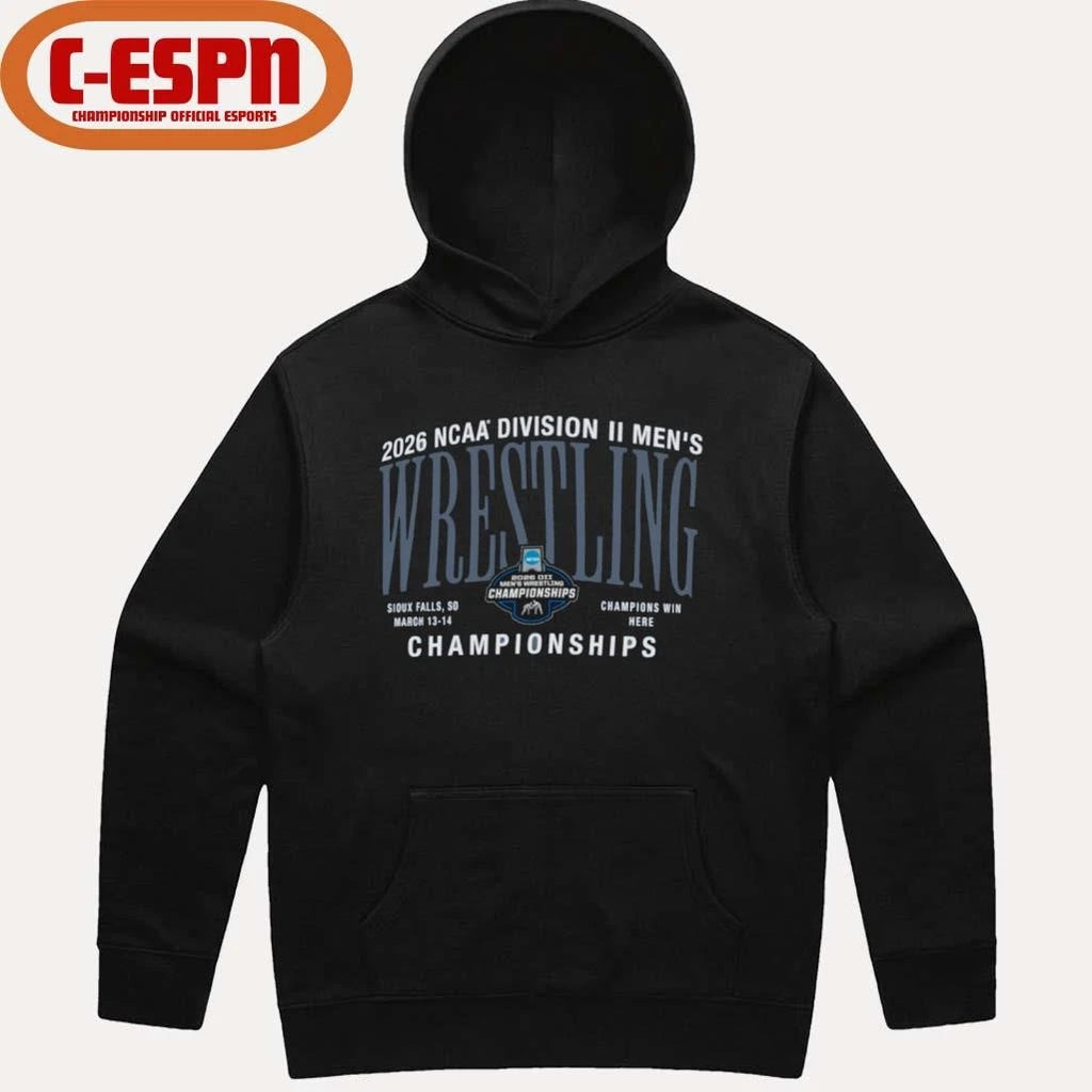 Official 2026 NCAA Division II Men’s Wrestling Championships Sioux Falls, SD T-Shirt