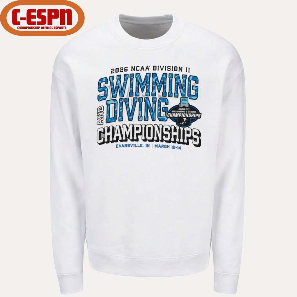 Official 2026 NCAA Division II Swimming &amp; Diving Championships March 10-14 Shirt