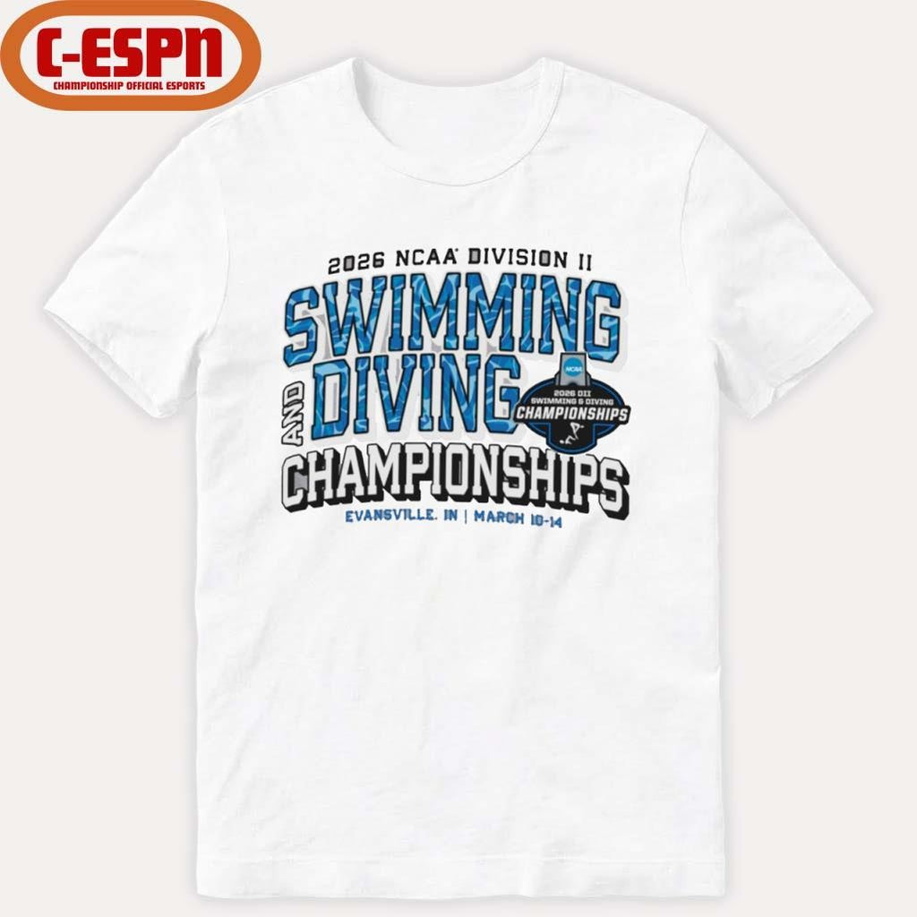 Official 2026 NCAA Division II Swimming &amp; Diving Championships March 10-14 Shirt