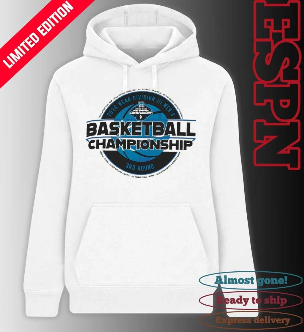 Official 2026 NCAA Division III Men’s Basketball 3rd Round T-Shirt
