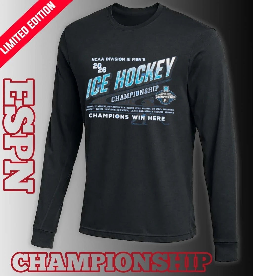 Official 2026 NCAA Division III Men’s Ice Hockey 1st Round T-Shirt