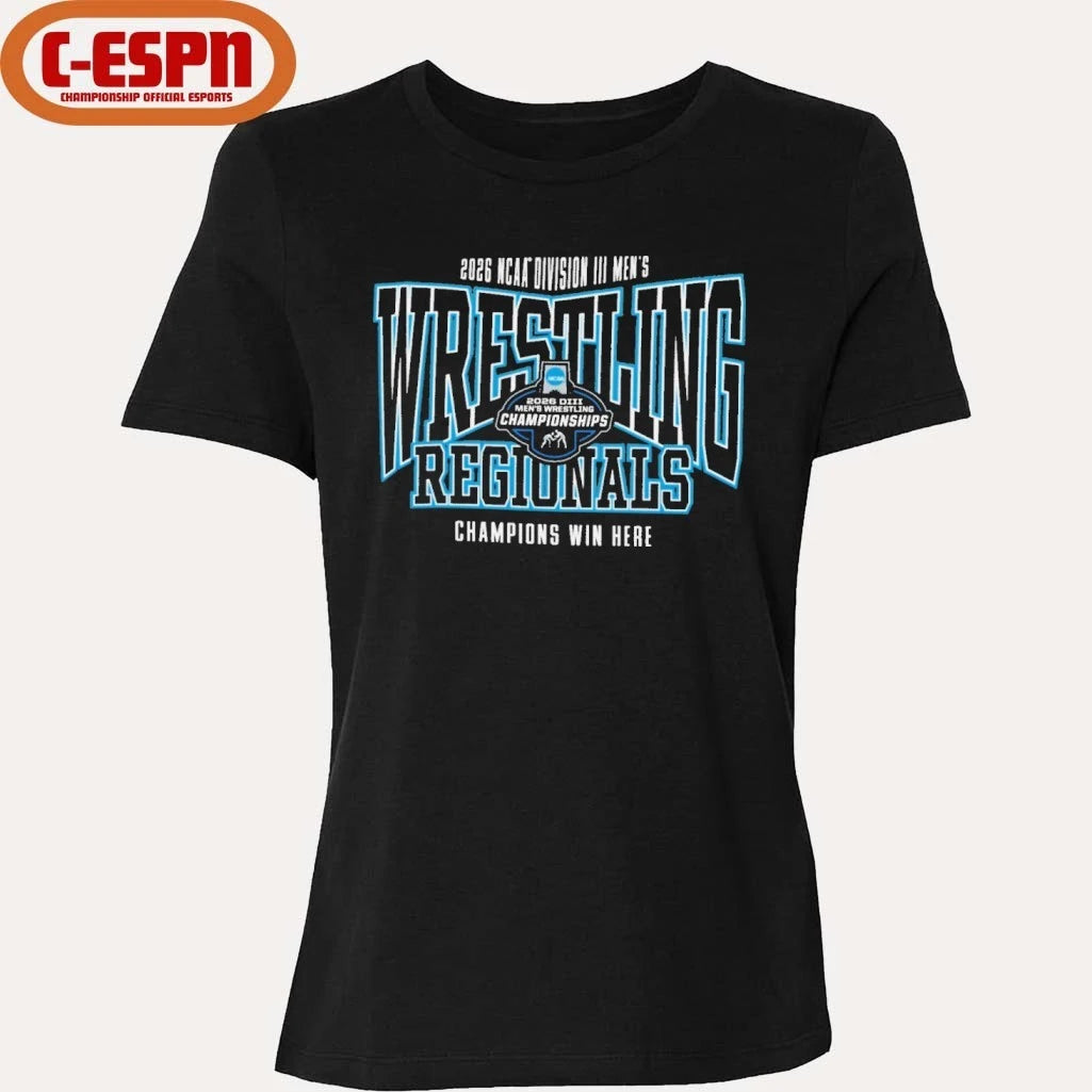 Official 2026 NCAA Division III Men’s Wrestling Regionals Shirt