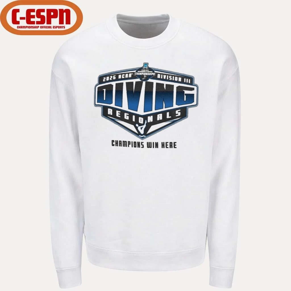 Official 2026 NCAA Division III Swimming &amp; Diving Regionals Shirt
