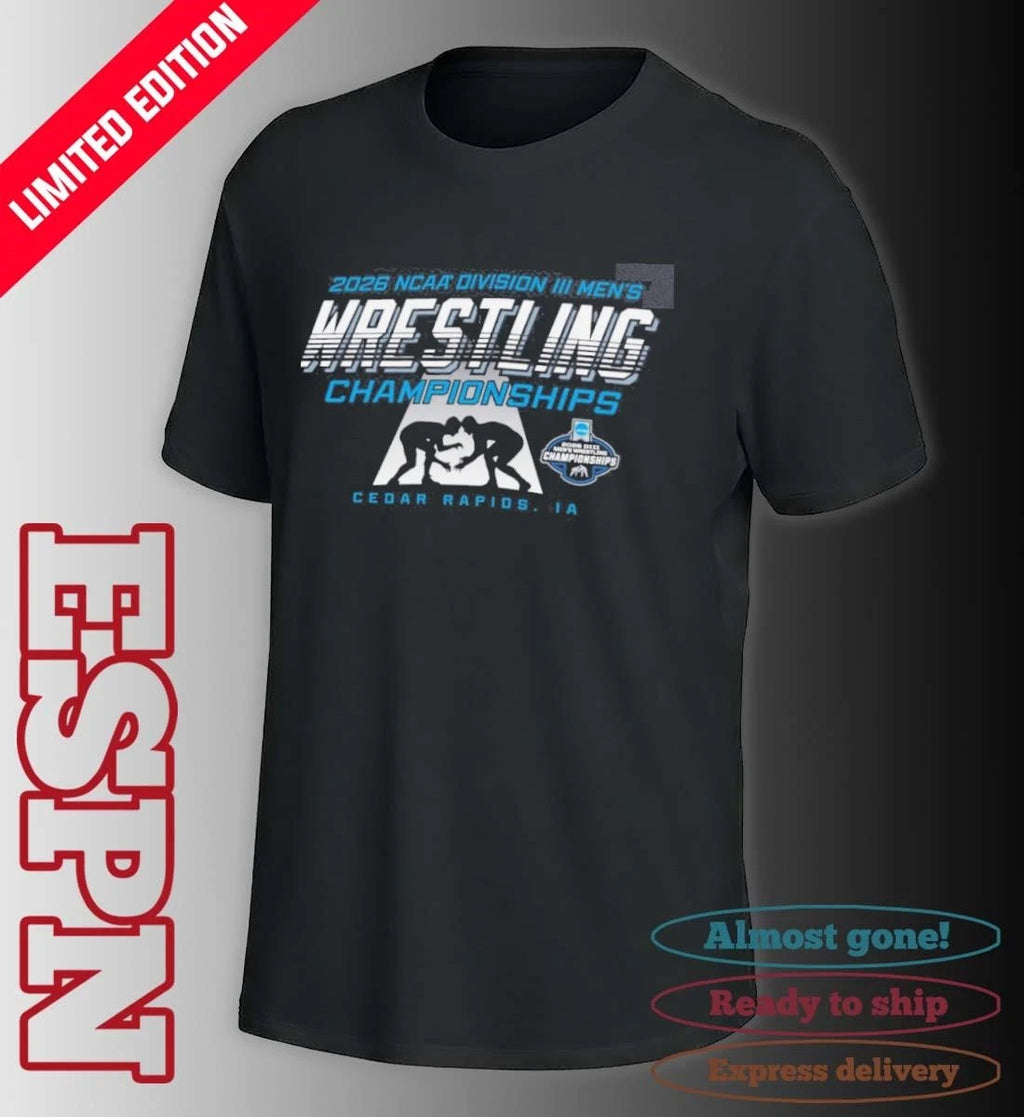 Official 2026 NCAA Division III Wrestling Championships – Cedar Rapids, IA Shirt